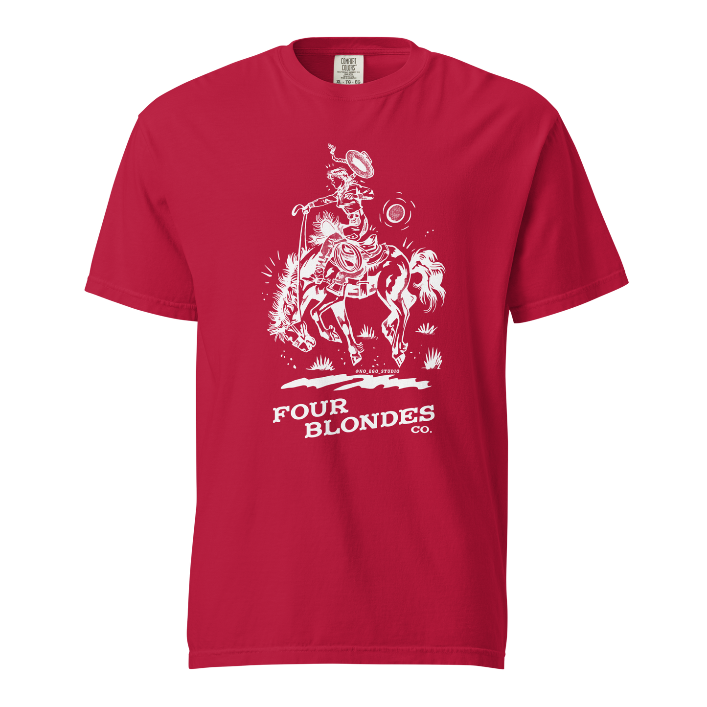 FBC Ride'm Cowgirl - Unisex garment-dyed heavyweight t-shirt