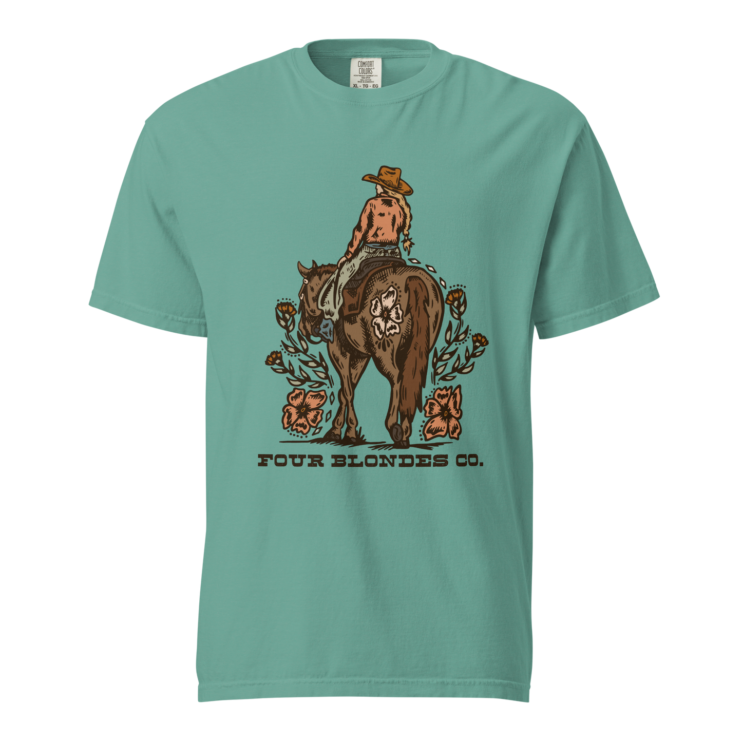 FBC Wild Bloom Cowgirl - Unisex garment-dyed heavyweight t-shirt