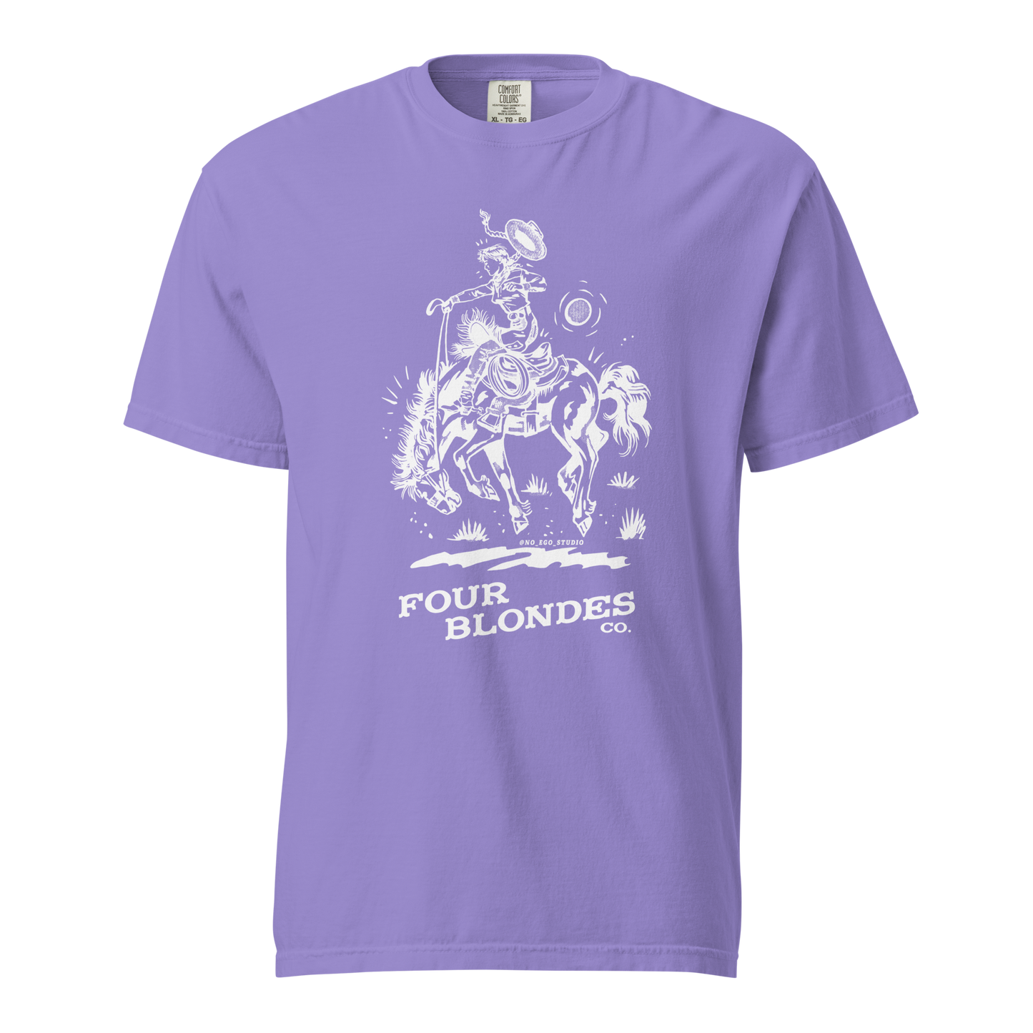 FBC Ride'm Cowgirl - Unisex garment-dyed heavyweight t-shirt