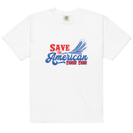 Save the Family Farm - Unisex garment-dyed heavyweight t-shirt