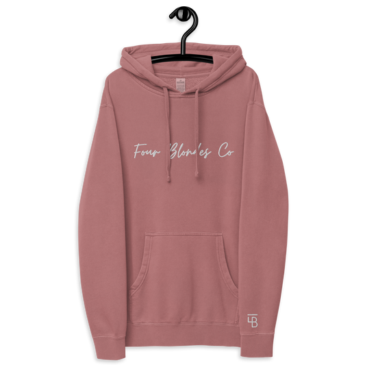 FBC embroidered - Unisex pigment-dyed hoodie