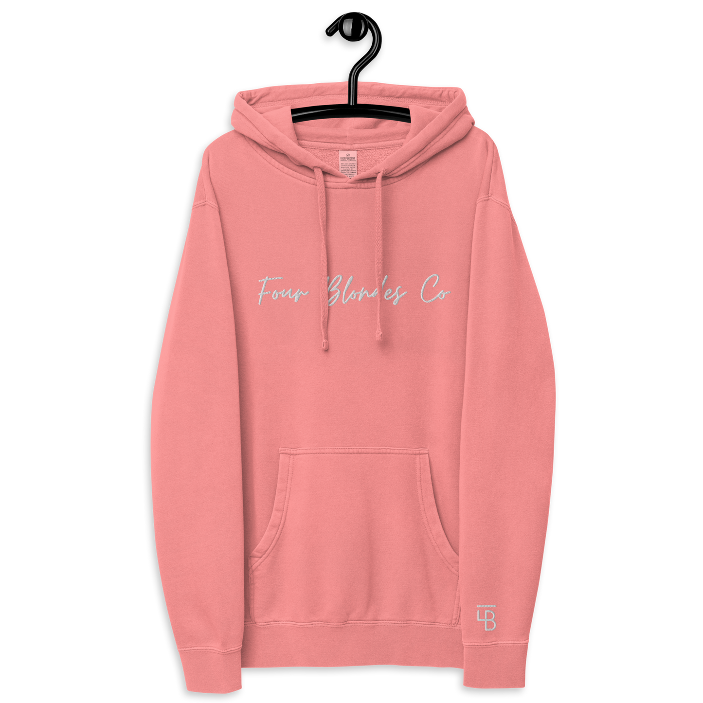 FBC embroidered - Unisex pigment-dyed hoodie