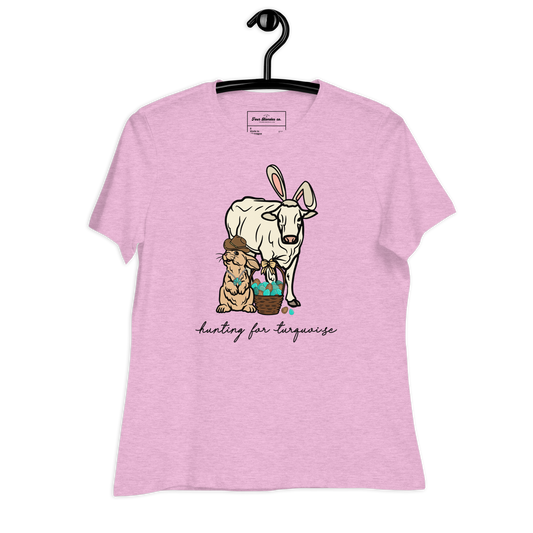 Hunting For Turquoise (Easter) - Women's Relaxed T-Shirt