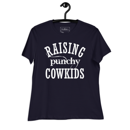 Raising Punchy Cowkids - Women's Relaxed T-Shirt