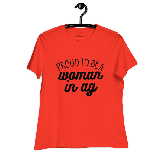 Woman In Ag - Women's Relaxed T-Shirt