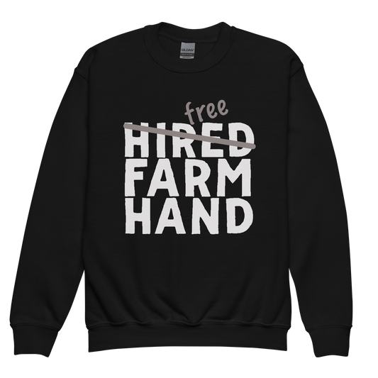 Free Farm Hand - Youth crewneck sweatshirt