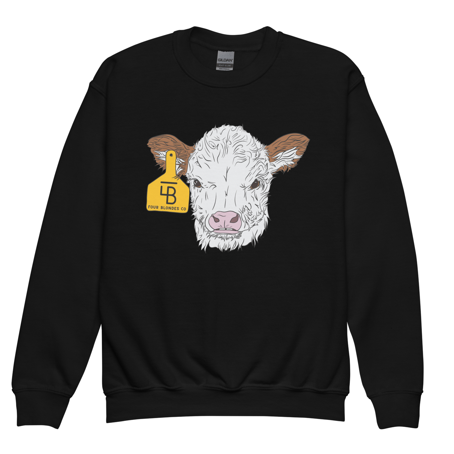 FBC Spring Baldie Calf - Youth crewneck sweatshirt