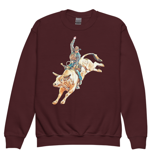 Bucking Bull - Youth crewneck sweatshirt