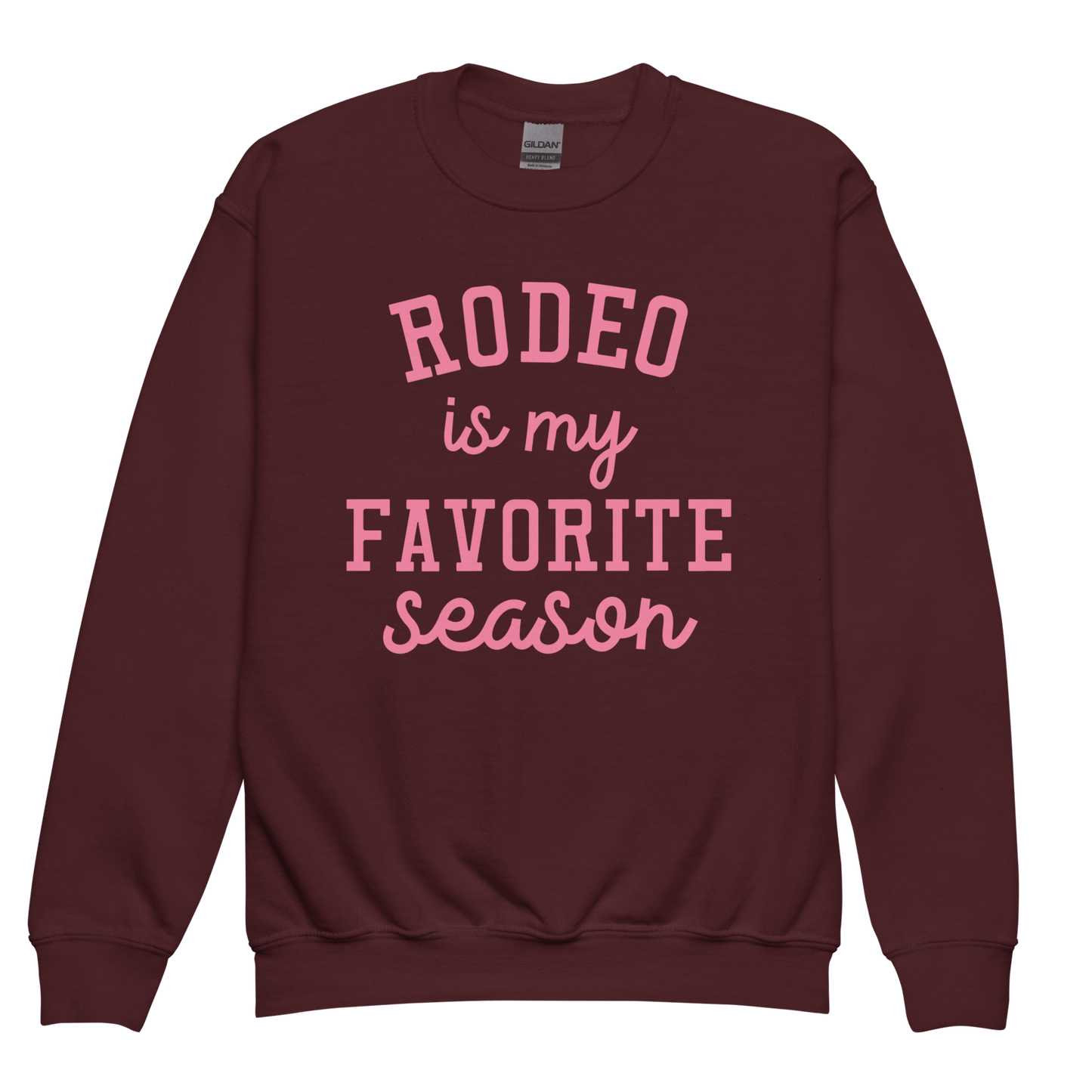 Rodeo Season - Youth crewneck sweatshirt