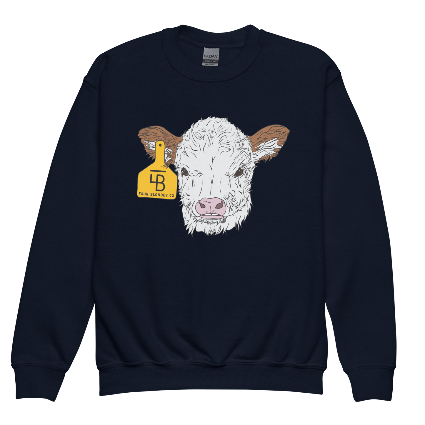 FBC Spring Baldie Calf - Youth crewneck sweatshirt