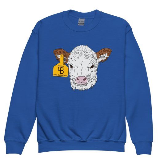 FBC Spring Baldie Calf - Youth crewneck sweatshirt