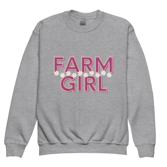 Farm Girl - Youth crewneck sweatshirt