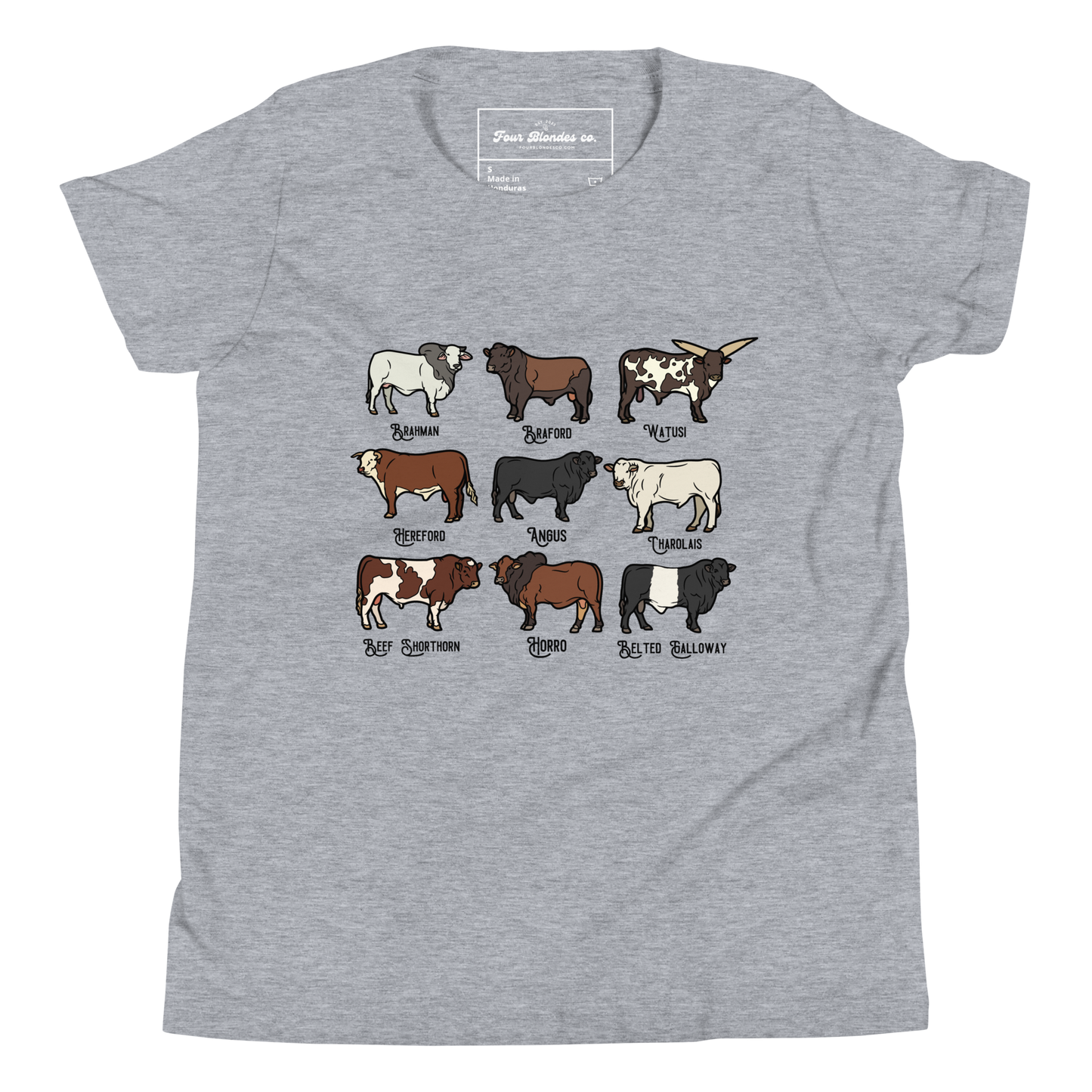 Cattle - Youth Short Sleeve T-Shirt