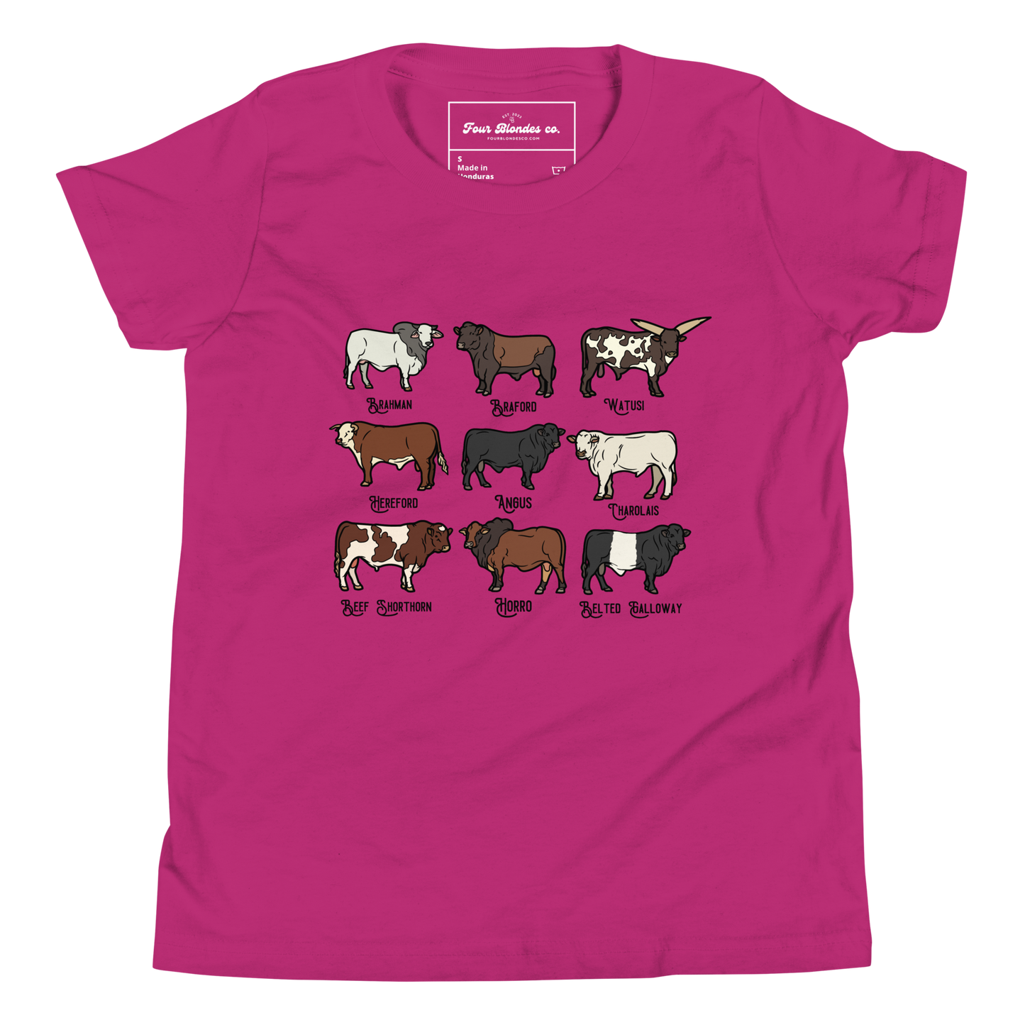 Cattle - Youth Short Sleeve T-Shirt