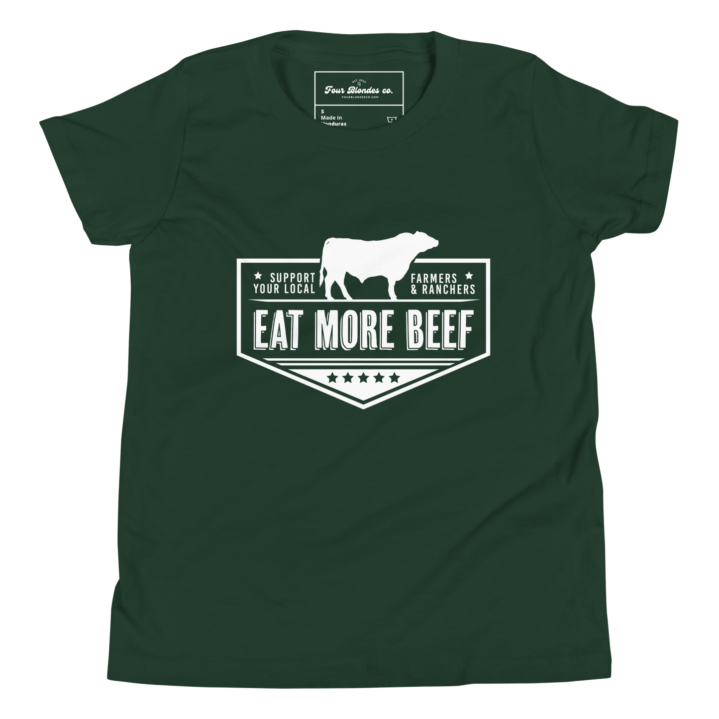 Eat More Beef - Youth Short Sleeve T-Shirt