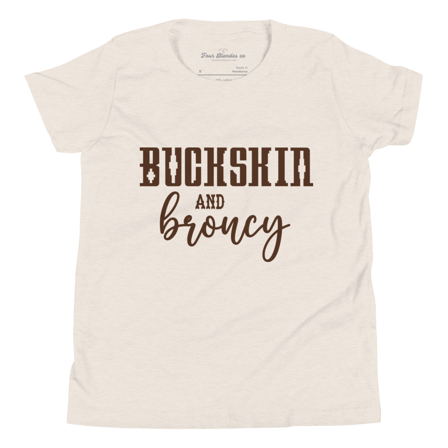 Buckskin & Broncy - Youth Short Sleeve T-Shirt