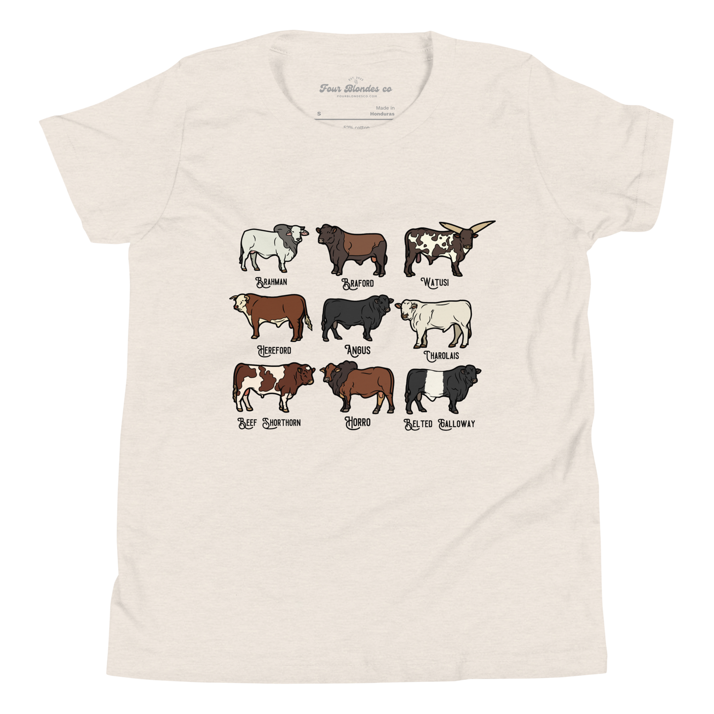 Cattle - Youth Short Sleeve T-Shirt