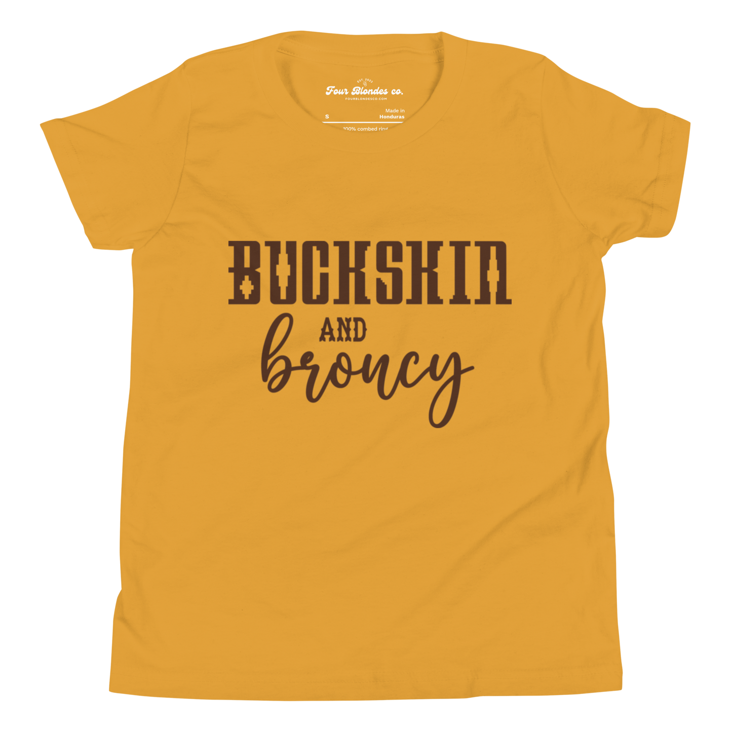 Buckskin & Broncy - Youth Short Sleeve T-Shirt