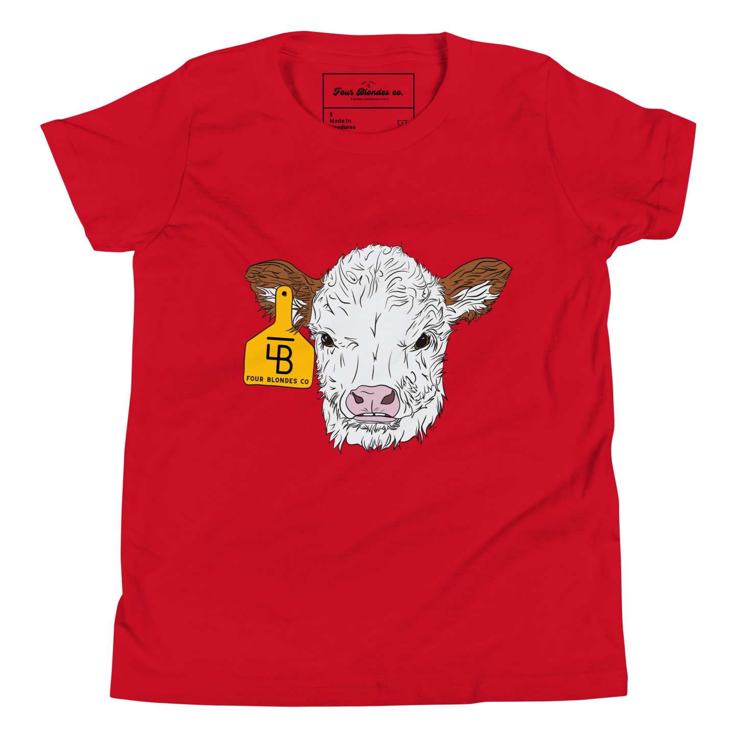 FBC Spring Baldie Calf - Youth Short Sleeve T-Shirt