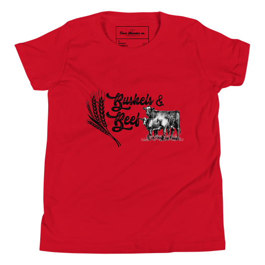 Bushels & Beef - Youth Short Sleeve T-Shirt