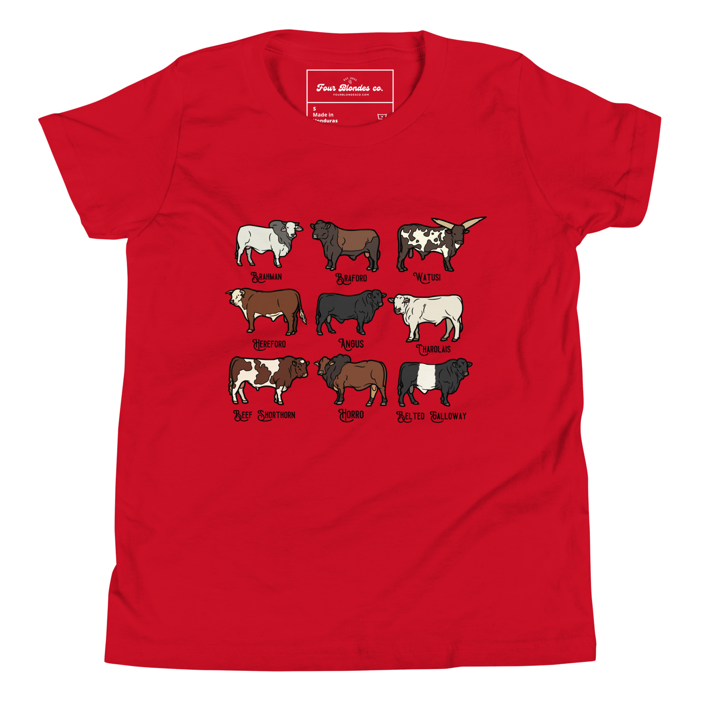 Cattle - Youth Short Sleeve T-Shirt