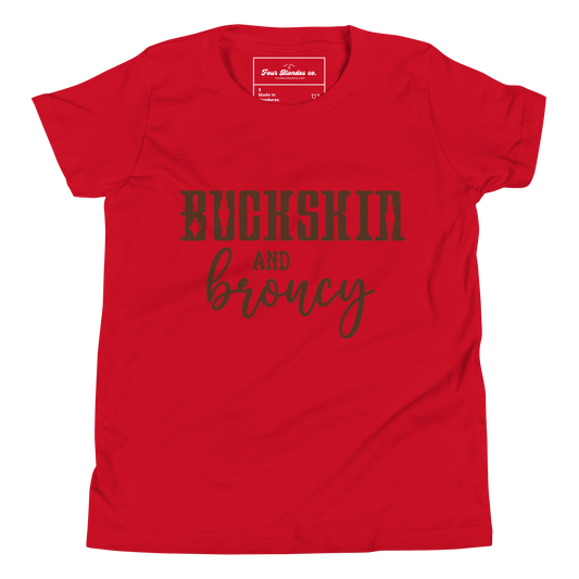 Buckskin & Broncy - Youth Short Sleeve T-Shirt