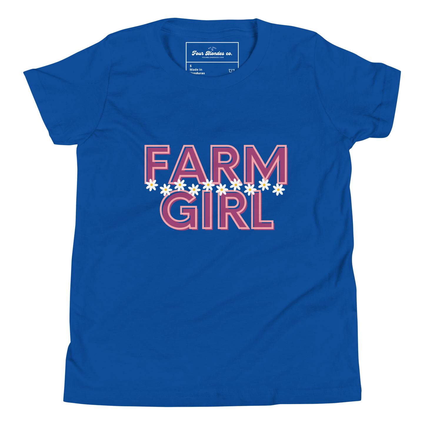 Farm Girl Daisies - Youth Short Sleeve T-Shirt