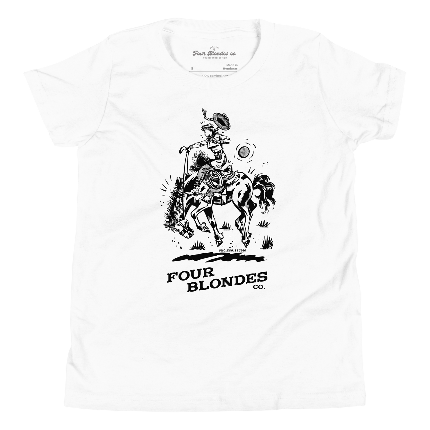 FBC Ride'm Cowgirl - Youth Short Sleeve T-Shirt